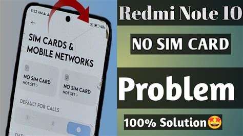 How to Fix Redmi Note 10 Sim Card Not Detected .